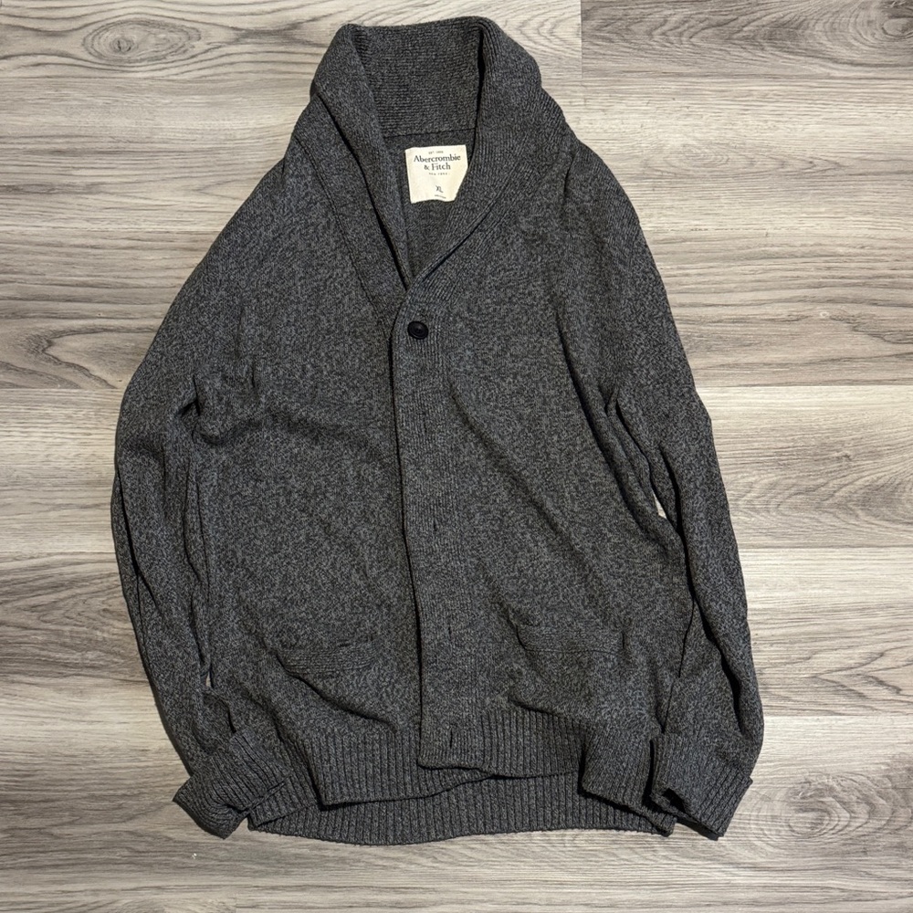 Abercrombie & Fitch Dark Gray Cardigan